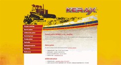Desktop Screenshot of kerax.cz