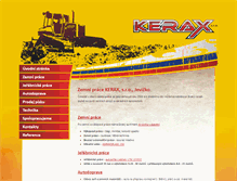 Tablet Screenshot of kerax.cz